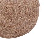 Χαλί Solon Inart μπεζ γιούτα 120x120x1εκ Χαλί Solon Inart μπεζ γιούτα 120x120x1εκ
