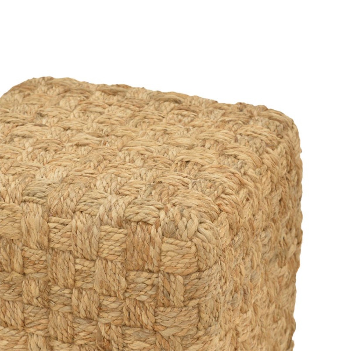 Σκαμπό Aropion Inart μπεζ 100% γιούτα 40x40x40εκ Σκαμπό Aropion Inart μπεζ 100% γιούτα 40x40x40εκ