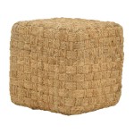 Σκαμπό Aropion Inart μπεζ 100% γιούτα 40x40x40εκ Σκαμπό Aropion Inart μπεζ 100% γιούτα 40x40x40εκ