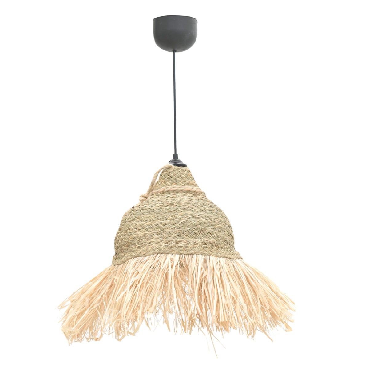 Φωτιστικό οροφής Boher Inart seagrass σε φυσική απόχρωση Φ33x76εκ Φωτιστικό οροφής Boher Inart seagrass σε φυσική απόχρωση Φ33x76εκ