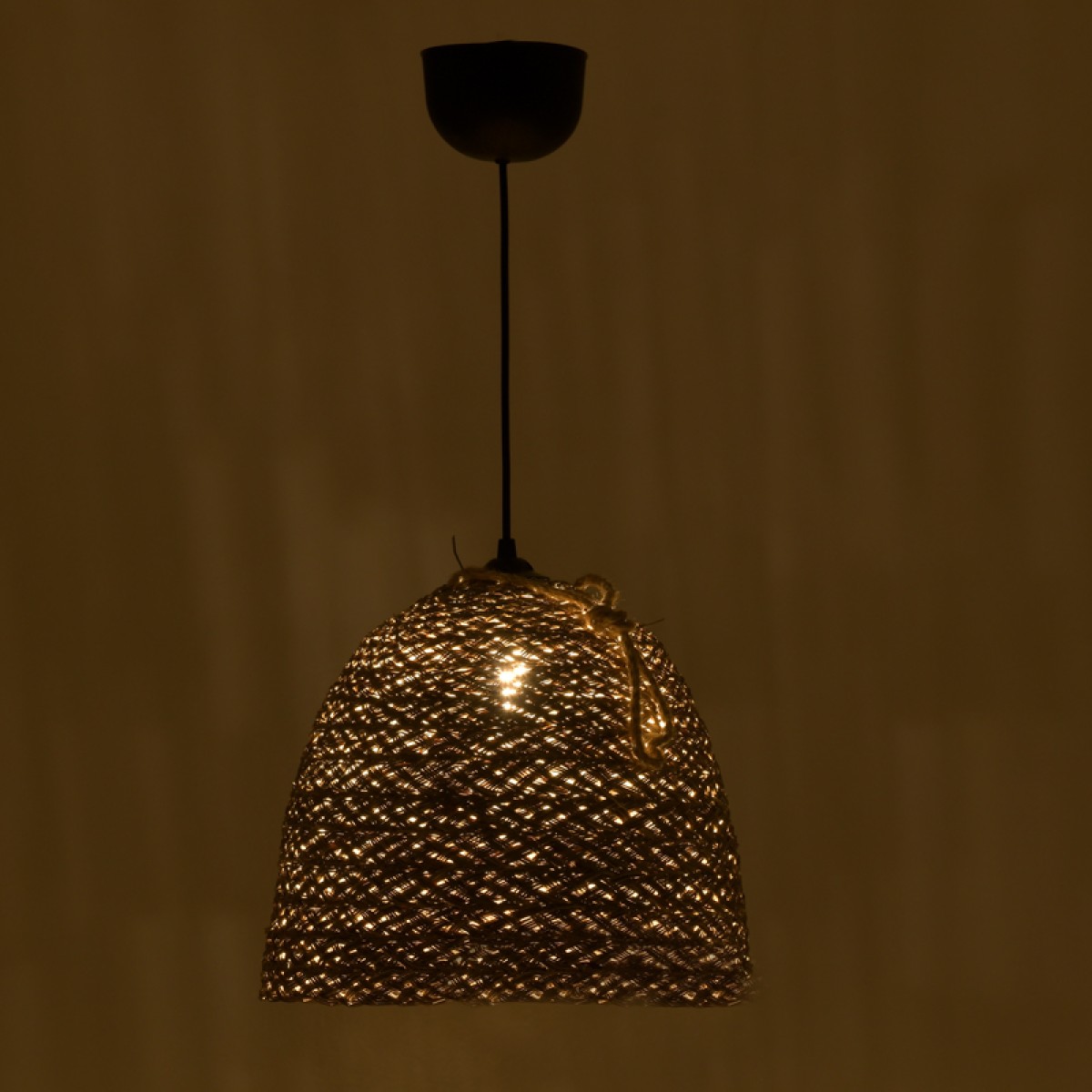 Φωτιστικό οροφής Lamper Inart ψάθινο φυσικό Φ30x82εκ Φωτιστικό οροφής Lamper Inart ψάθινο φυσικό Φ30x82εκ