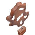 Επιτραπέζιο διακοσμητικό Strab Inart φυσικό ξύλο teak-μέταλλο 55x10x80εκ Επιτραπέζιο διακοσμητικό Strab Inart φυσικό ξύλο teak-μέταλλο 55x10x80εκ