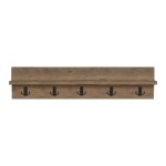 Κρεμάστρα τοίχου Esform pakoworld oak μελαμίνης 80x11x18εκ Κρεμάστρα τοίχου Esform pakoworld oak μελαμίνης 80x11x18εκ