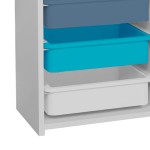 Συρταριέρα με καλάθια Toyli pakoworld πολύχρωμο 45x30x78εκ