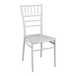 Καρέκλα Tiffany pakoworld pp σε λευκή απόχρωση 40x40x88εκ Καρέκλα Tiffany pakoworld pp σε λευκή απόχρωση 40x40x88εκ