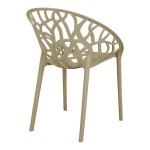 Πολυθρόνα Daren pakoworld pp σε cappuccino απόχρωση 59x60x79,5εκ Πολυθρόνα Daren pakoworld pp σε cappuccino απόχρωση 59x60x79,5εκ