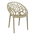 Πολυθρόνα Daren pakoworld pp σε cappuccino απόχρωση 59x60x79,5εκ Πολυθρόνα Daren pakoworld pp σε cappuccino απόχρωση 59x60x79,5εκ
