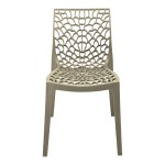 Καρέκλα στοιβαζόμενη Hush pakoworld pp σε cappuccino απόχρωση 50x57x81εκ Καρέκλα στοιβαζόμενη Hush pakoworld pp σε cappuccino απόχρωση 50x57x81εκ