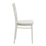 Καρέκλα Tiffany pakoworld με μαξιλάρι pp σε λευκή απόχρωση 40x40x88εκ Καρέκλα Tiffany pakoworld με μαξιλάρι pp σε λευκή απόχρωση 40x40x88εκ