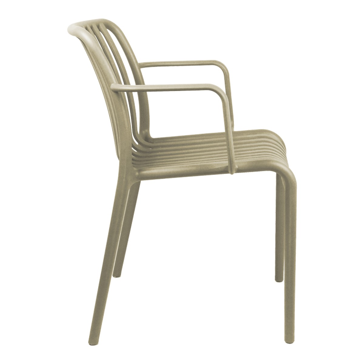 Πολυθρόνα Zoi pakoworld pp cappuccino 54x57.5x79εκ