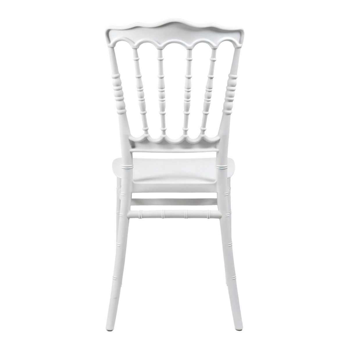 Καρέκλα Napoleon pakoworld pp λευκή 38,5x46,5x89εκ