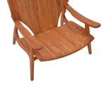 Πολυθρόνα Brazin pakoworld φυσικό teak ξύλο 72x71x77εκ Πολυθρόνα Brazin pakoworld φυσικό teak ξύλο 72x71x77εκ