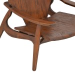 Πολυθρόνα Brazin pakoworld καρυδί teak ξύλο 72x71x77εκ Πολυθρόνα Brazin pakoworld καρυδί teak ξύλο 72x71x77εκ