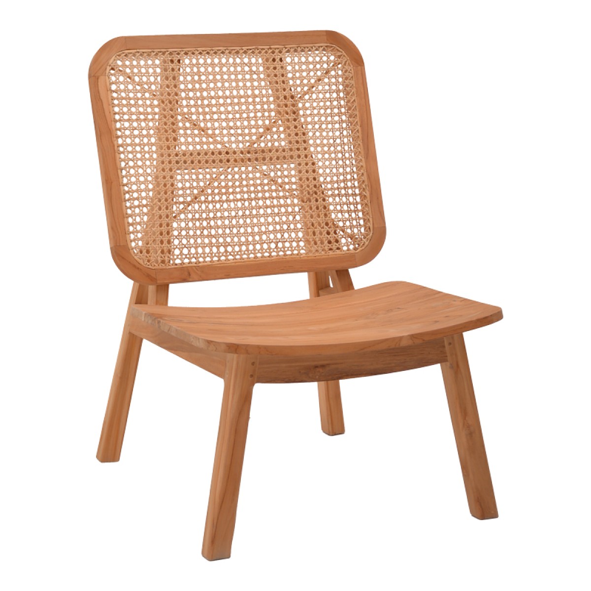 Πολυθρόνα Viborg pakoworld φυσικό teak ξύλο-φυσικό rattan 60x75x87εκ Πολυθρόνα Viborg pakoworld φυσικό teak ξύλο-φυσικό rattan 60x75x87εκ