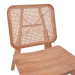 Πολυθρόνα Viborg pakoworld φυσικό teak ξύλο-φυσικό rattan 60x75x87εκ Πολυθρόνα Viborg pakoworld φυσικό teak ξύλο-φυσικό rattan 60x75x87εκ
