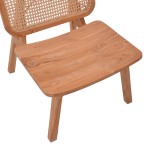 Πολυθρόνα Viborg pakoworld φυσικό teak ξύλο-φυσικό rattan 60x75x87εκ Πολυθρόνα Viborg pakoworld φυσικό teak ξύλο-φυσικό rattan 60x75x87εκ