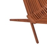 Πολυθρόνα Phoenox pakoworld πτυσσόμενη φυσικό teak ξύλο 101x63x80εκ Πολυθρόνα Phoenox pakoworld πτυσσόμενη φυσικό teak ξύλο 101x63x80εκ