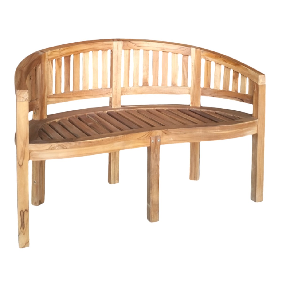 Καναπές διθέσιος Coren pakoworld φυσικό teak ξύλο 130x61x87εκ Καναπές διθέσιος Coren pakoworld φυσικό teak ξύλο 130x61x87εκ
