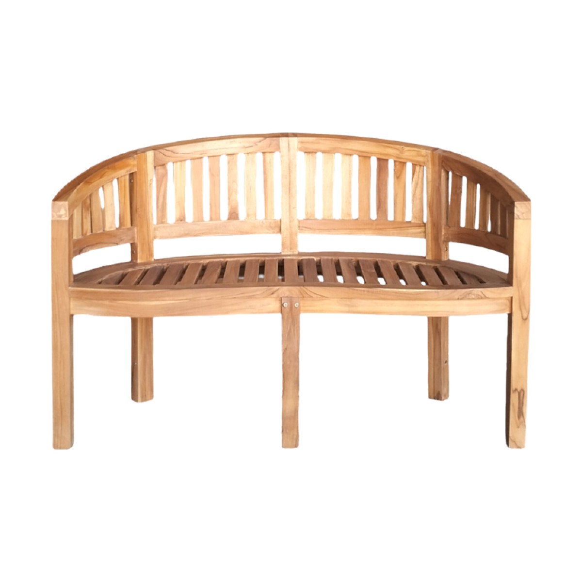 Καναπές διθέσιος Coren pakoworld φυσικό teak ξύλο 130x61x87εκ Καναπές διθέσιος Coren pakoworld φυσικό teak ξύλο 130x61x87εκ