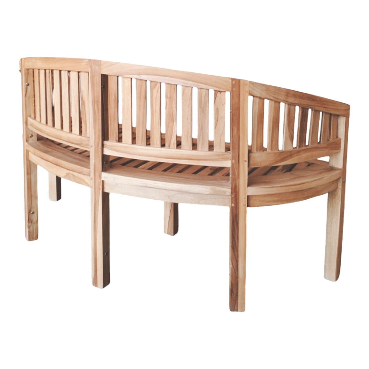 Καναπές τριθέσιος Coren pakoworld φυσικό teak ξύλο 150x61x87εκ Καναπές τριθέσιος Coren pakoworld φυσικό teak ξύλο 150x61x87εκ