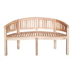 Καναπές τριθέσιος Coren pakoworld φυσικό teak ξύλο 150x61x87εκ Καναπές τριθέσιος Coren pakoworld φυσικό teak ξύλο 150x61x87εκ