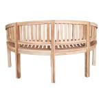 Καναπές τριθέσιος Coren pakoworld φυσικό teak ξύλο 150x61x87εκ Καναπές τριθέσιος Coren pakoworld φυσικό teak ξύλο 150x61x87εκ