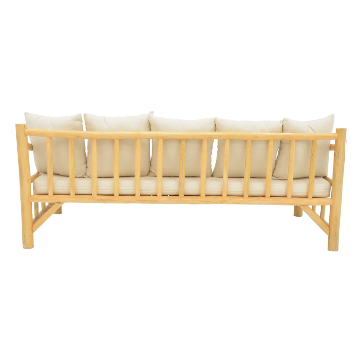 Καναπές Roziana pakoworld φυσικό teak ξύλο 210x100x80εκ Καναπές Roziana pakoworld φυσικό teak ξύλο 210x100x80εκ