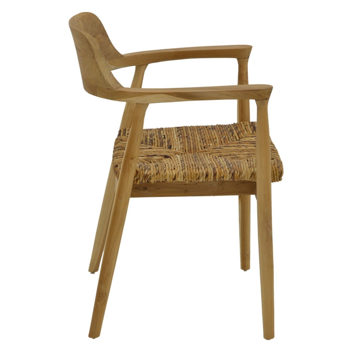 Πολυθρόνα Denverone pakoworld φυσικό teak ξύλο και ψάθα 57x54x79εκ Πολυθρόνα Denverone pakoworld φυσικό teak ξύλο και ψάθα 57x54x79εκ
