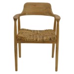 Πολυθρόνα Denverone pakoworld φυσικό teak ξύλο και ψάθα 57x54x79εκ Πολυθρόνα Denverone pakoworld φυσικό teak ξύλο και ψάθα 57x54x79εκ