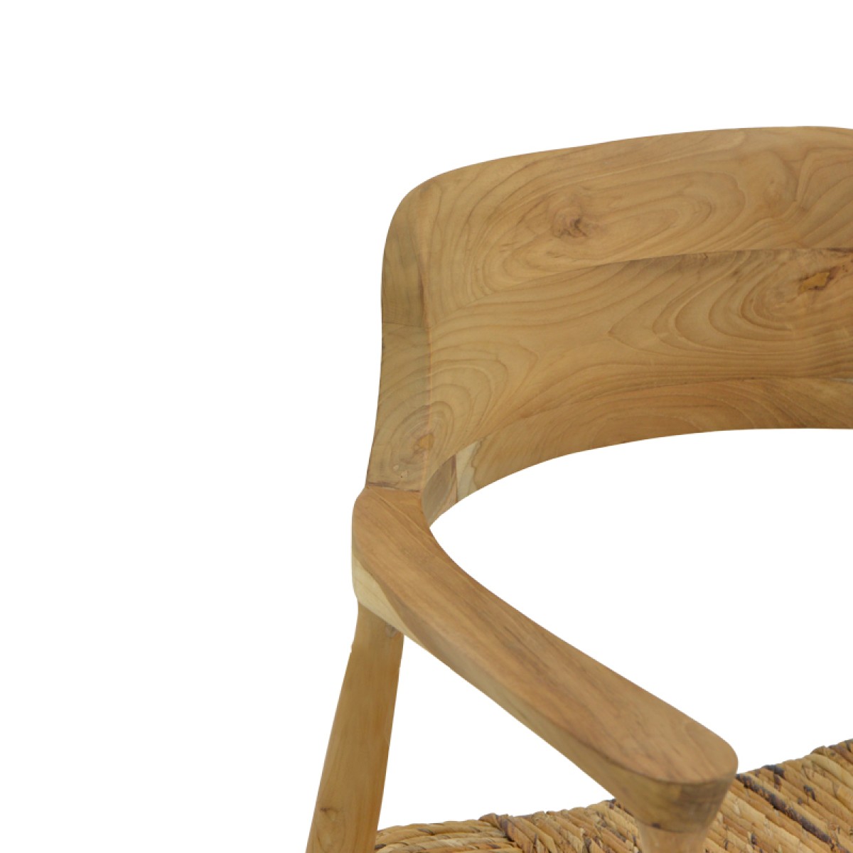 Πολυθρόνα Denverone pakoworld φυσικό teak ξύλο και ψάθα 57x54x79εκ Πολυθρόνα Denverone pakoworld φυσικό teak ξύλο και ψάθα 57x54x79εκ
