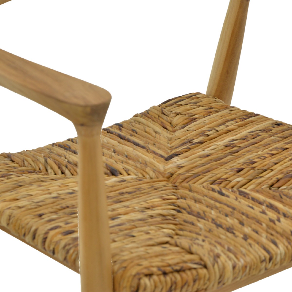 Πολυθρόνα Denverone pakoworld φυσικό teak ξύλο και ψάθα 57x54x79εκ Πολυθρόνα Denverone pakoworld φυσικό teak ξύλο και ψάθα 57x54x79εκ