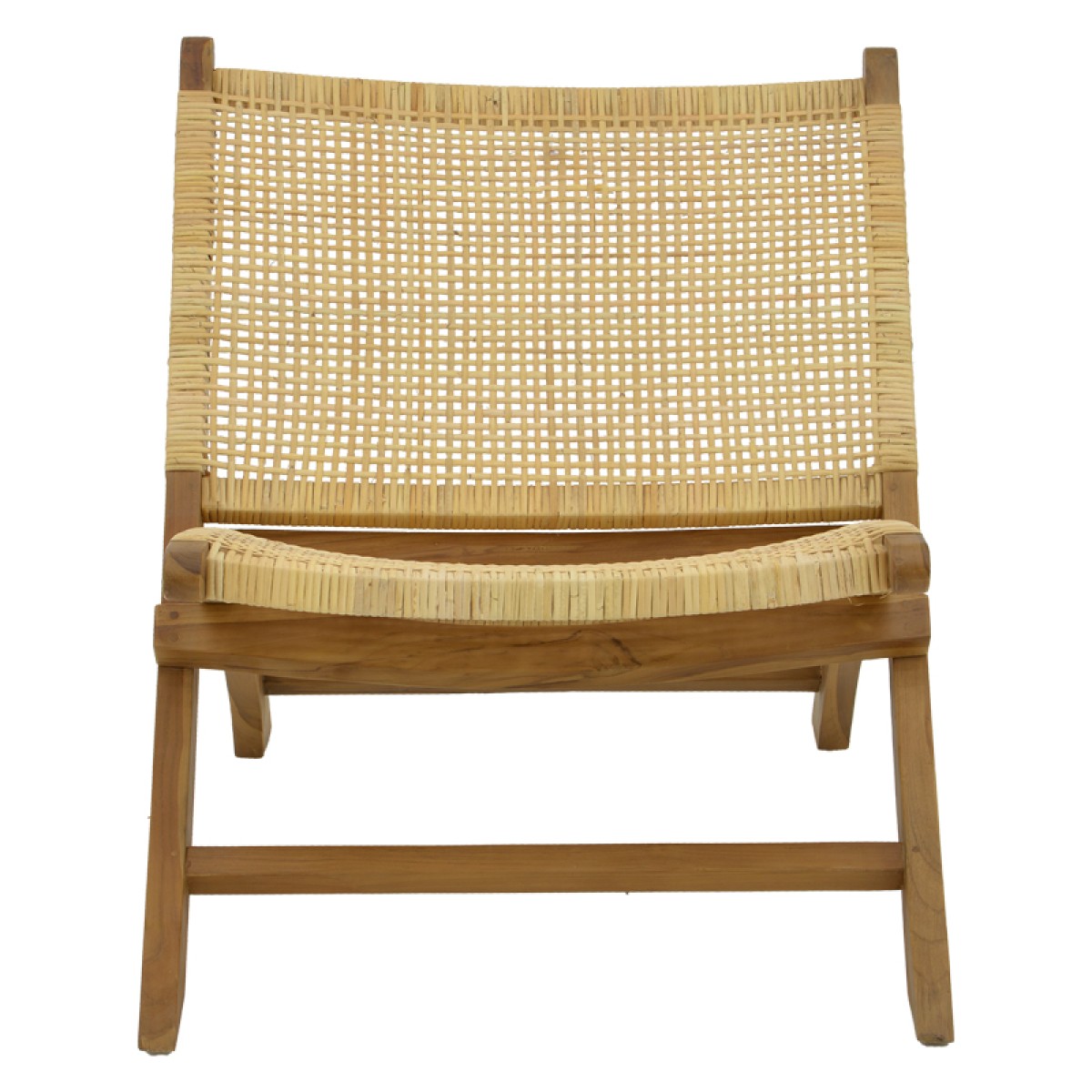 Πολυθρόνα Jerenze pakoworld φυσικό teak ξύλο-φυσικό rattan 65x78x68εκ Πολυθρόνα Jerenze pakoworld φυσικό teak ξύλο-φυσικό rattan 65x78x68εκ