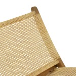 Πολυθρόνα Jerenze pakoworld φυσικό teak ξύλο-φυσικό rattan 65x78x68εκ Πολυθρόνα Jerenze pakoworld φυσικό teak ξύλο-φυσικό rattan 65x78x68εκ