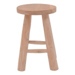 Σκαμπό Verenity pakoworld teak ξύλο σε φυσική απόχρωση Φ30x45εκ Σκαμπό Verenity pakoworld teak ξύλο σε φυσική απόχρωση Φ30x45εκ