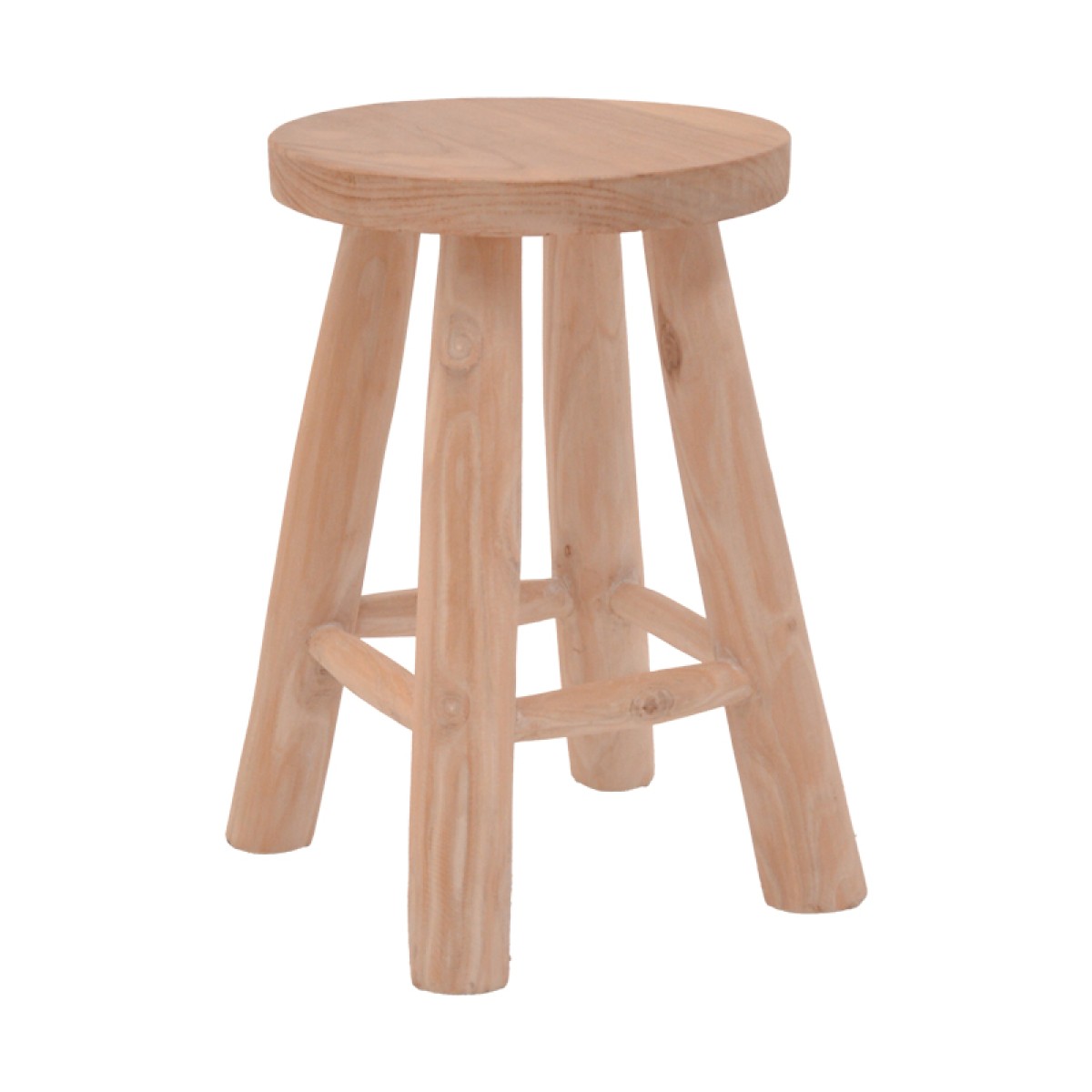 Σκαμπό Verenity pakoworld teak ξύλο σε φυσική απόχρωση Φ30x45εκ Σκαμπό Verenity pakoworld teak ξύλο σε φυσική απόχρωση Φ30x45εκ