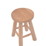 Σκαμπό Verenity pakoworld teak ξύλο σε φυσική απόχρωση Φ30x45εκ Σκαμπό Verenity pakoworld teak ξύλο σε φυσική απόχρωση Φ30x45εκ