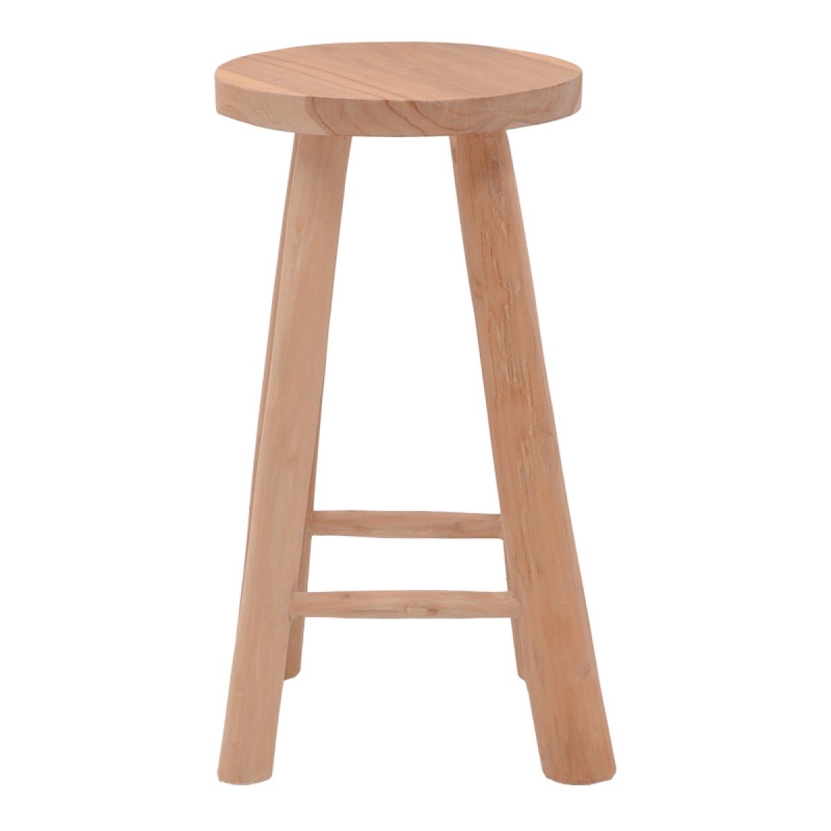 Σκαμπό Charloce pakoworld teak ξύλο σε φυσική απόχρωση Φ35x62εκ Σκαμπό Charloce pakoworld teak ξύλο σε φυσική απόχρωση Φ35x62εκ