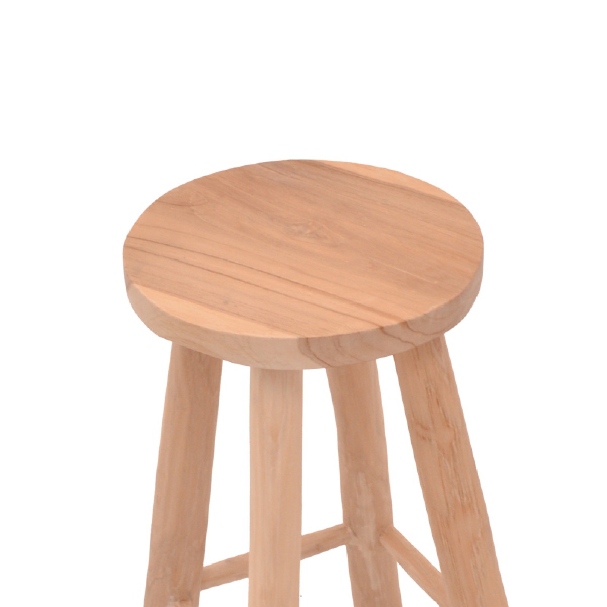 Σκαμπό Charloce pakoworld teak ξύλο σε φυσική απόχρωση Φ35x62εκ Σκαμπό Charloce pakoworld teak ξύλο σε φυσική απόχρωση Φ35x62εκ