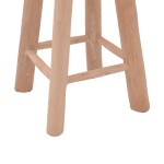 Σκαμπό Charloce pakoworld teak ξύλο σε φυσική απόχρωση Φ35x62εκ Σκαμπό Charloce pakoworld teak ξύλο σε φυσική απόχρωση Φ35x62εκ