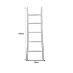 Σκάλα Morjeve pakoworld teak ξύλο σε φυσική απόχρωση 50x6x160εκ Σκάλα Morjeve pakoworld teak ξύλο σε φυσική απόχρωση 50x6x160εκ