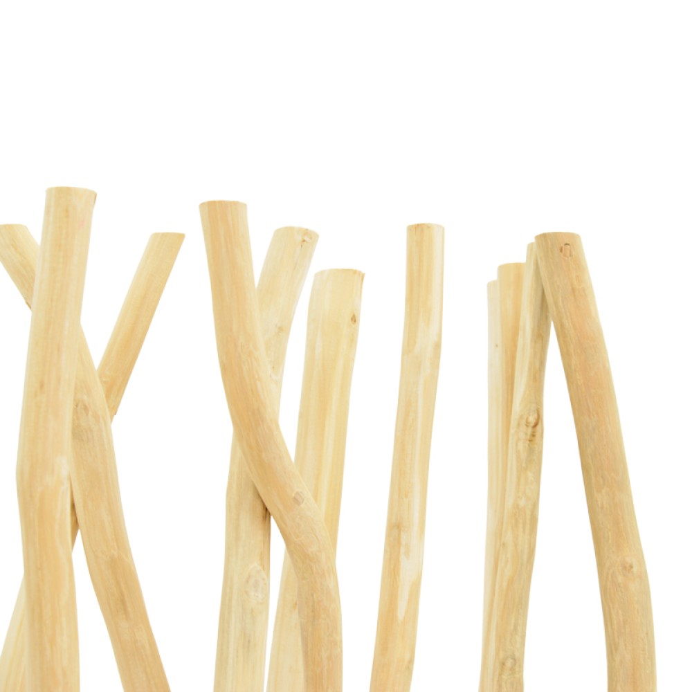 Διακοσμητικό δαπέδου Jati pakoworld teak ξύλο σε φυσική απόχρωση 60x20x190εκ