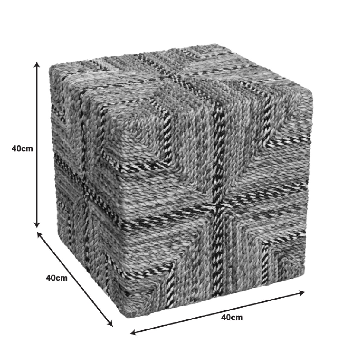 Σκαμπό Lerkmon Inart ψαθα σε φυσική απόχρωση 40x40x40εκ Σκαμπό Lerkmon Inart ψαθα σε φυσική απόχρωση 40x40x40εκ