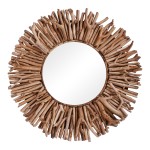 Καθρέπτης Grazzy Inart arum-flotsam ξύλο σε φυσική απόχρωση Φ70x8εκ Καθρέπτης Grazzy Inart arum-flotsam ξύλο σε φυσική απόχρωση Φ70x8εκ