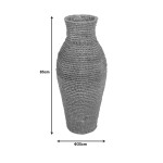 Βάζο Wamer Inart γιούτα σε φυσική απόχρωση 35x35z85εκ Βάζο Wamer Inart γιούτα σε φυσική απόχρωση 35x35z85εκ