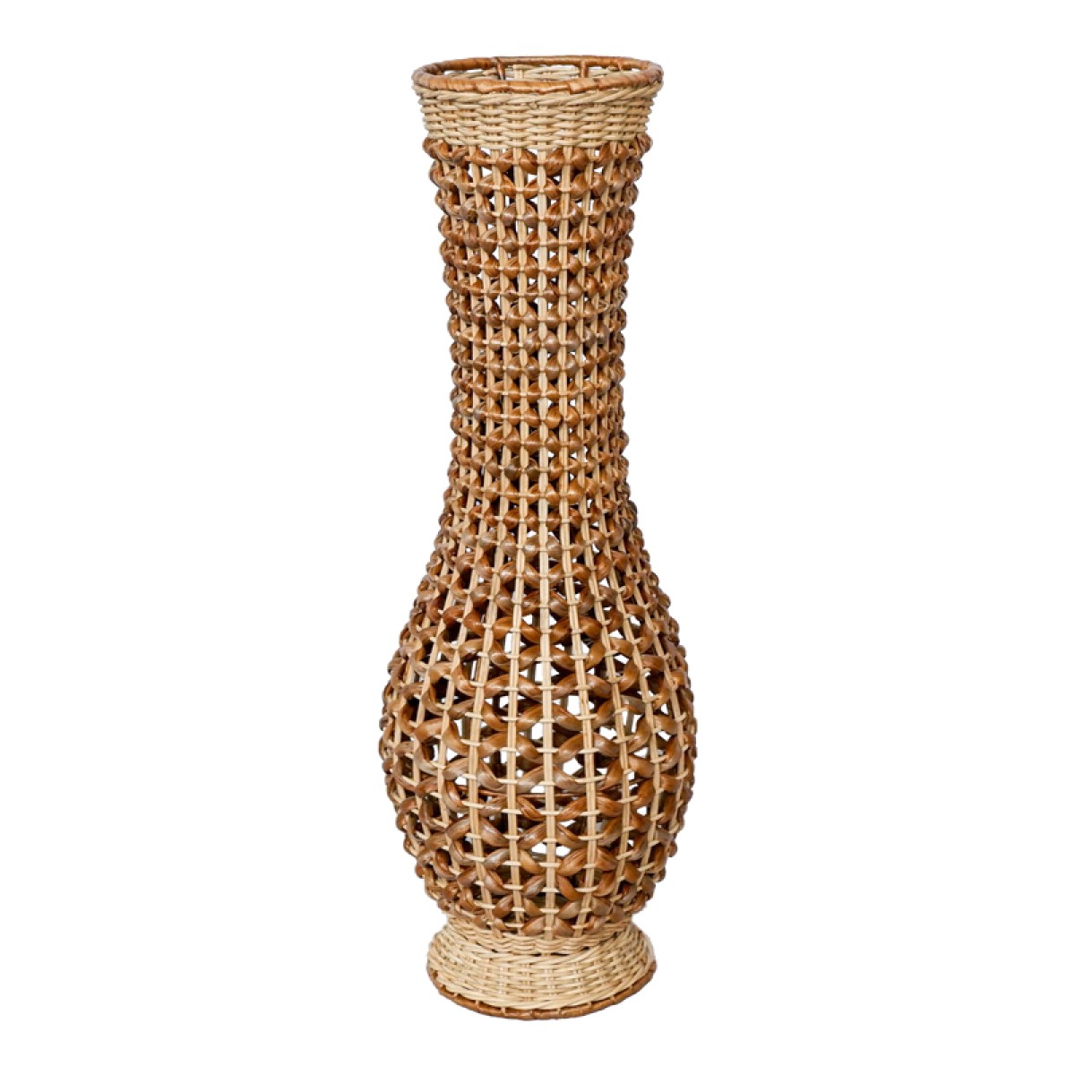 Βάζο Gucre Inart ξύλο-rattan pe σε φυσική απόχρωση Φ25x70εκ Βάζο Gucre Inart ξύλο-rattan pe σε φυσική απόχρωση Φ25x70εκ