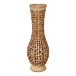 Βάζο Gucre Inart ξύλο-rattan pe σε φυσική απόχρωση Φ25x70εκ Βάζο Gucre Inart ξύλο-rattan pe σε φυσική απόχρωση Φ25x70εκ