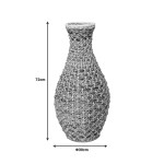 Βάζο Gucre I Inart ξύλο-rattan pe σε φυσική απόχρωση Φ30x70εκ Βάζο Gucre I Inart ξύλο-rattan pe σε φυσική απόχρωση Φ30x70εκ