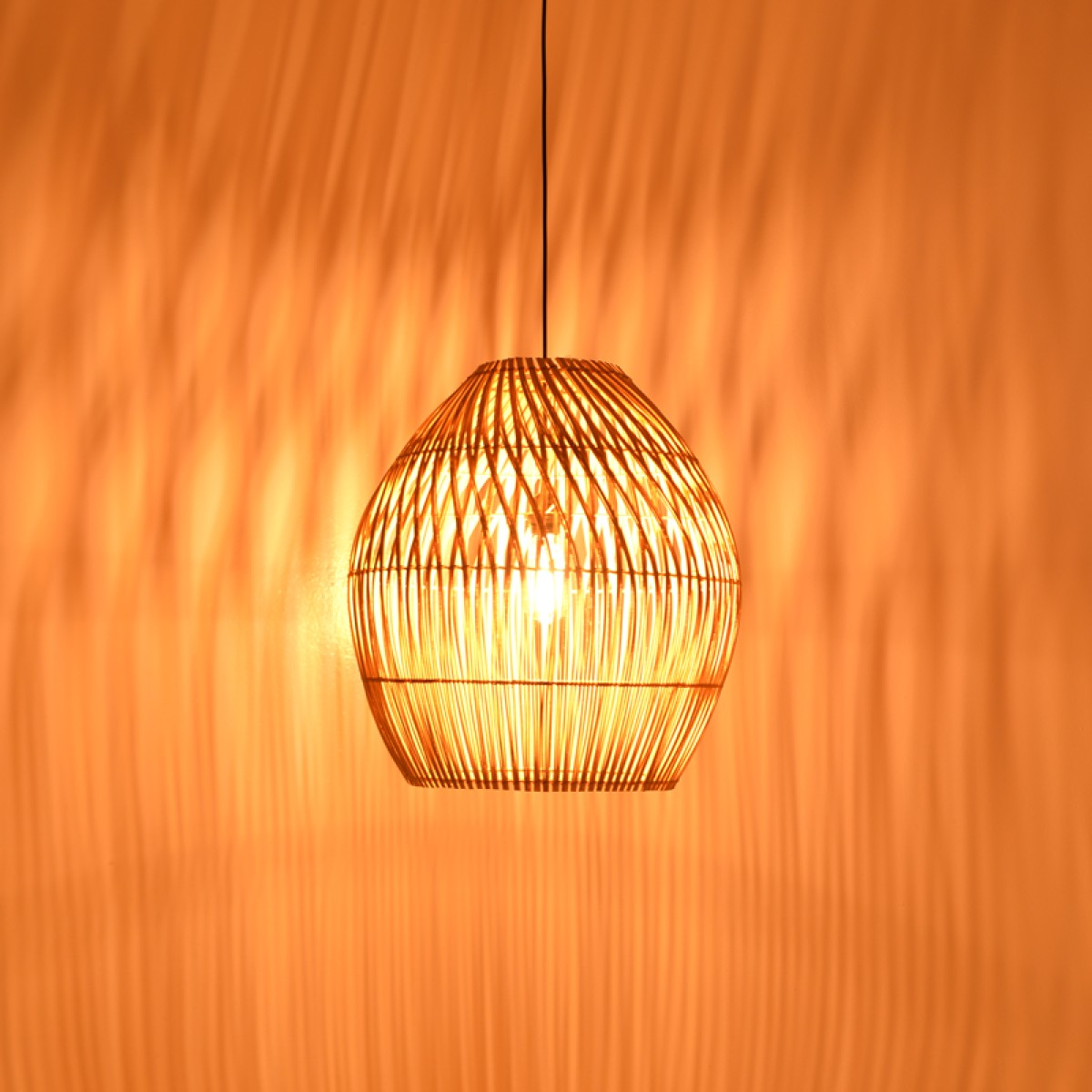 Φωτιστικό οροφής Irden Inart rattan σε φυσική απόχρωση Φ50x40εκ Φωτιστικό οροφής Irden Inart rattan σε φυσική απόχρωση Φ50x40εκ