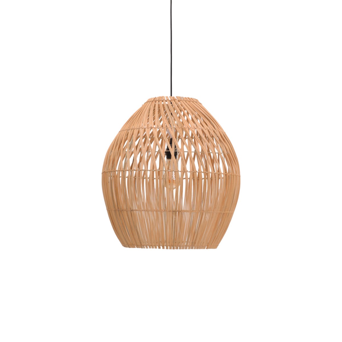 Φωτιστικό οροφής Irden Inart rattan σε φυσική απόχρωση Φ50x40εκ Φωτιστικό οροφής Irden Inart rattan σε φυσική απόχρωση Φ50x40εκ