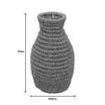 Βάζο Agelen Inart sisal σε φυσική απόχρωση Φ30x55εκ Βάζο Agelen Inart sisal σε φυσική απόχρωση Φ30x55εκ